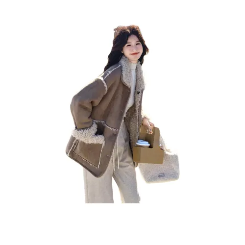 MEXICAN Бархат Feel Пальто Женское