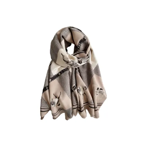 AUTOMOBILI LAMBORGHINI 65% хлопок 35% полиэстер Вязаные шарфы Женские