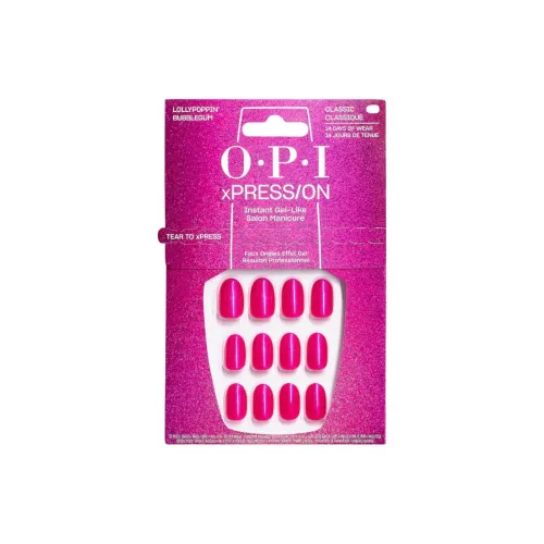 OPI Radiant Softness False Nail Короткий Круглый Розовый Однотонный