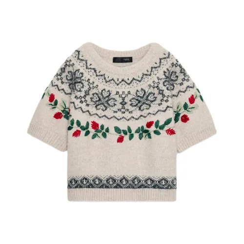 ZARA Collaboration Черный Песочный Женский Трикотаж