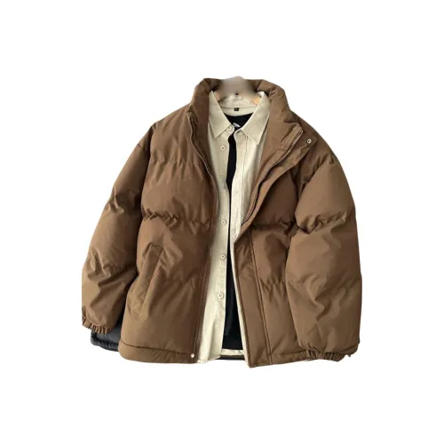 DANJUE Кофейный Унисекс Пуховики