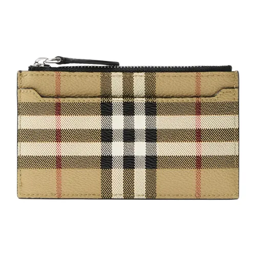 Burberry Полиуретанный держатель для карт Мужской Архивный бежевый