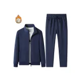 Синий флисовый бандо с подкладкой