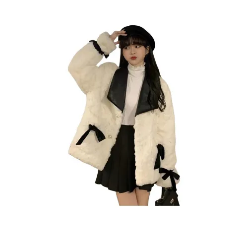 MDEHT Белый Женские Бархатные Куртки