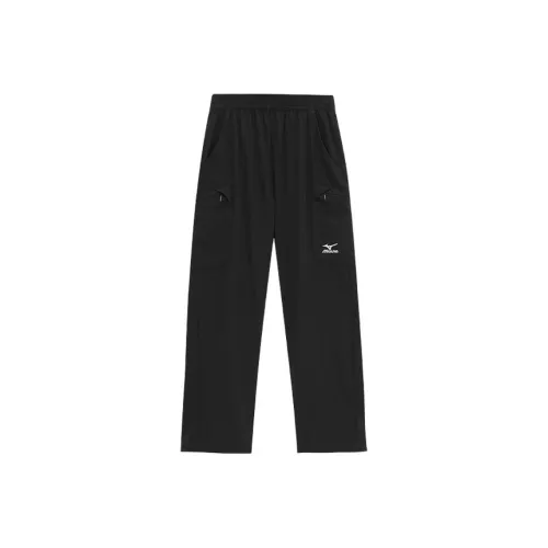 Mizuno Черные Детские Тренировочные Штаны