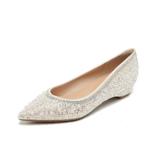 YAFEI XUANYU Без подкладки Обувь 4,5CM Женская Абрикос