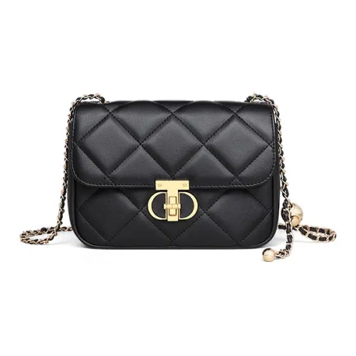 Younger Song Сумка через плечо из синтетической кожи стандартная женская черная