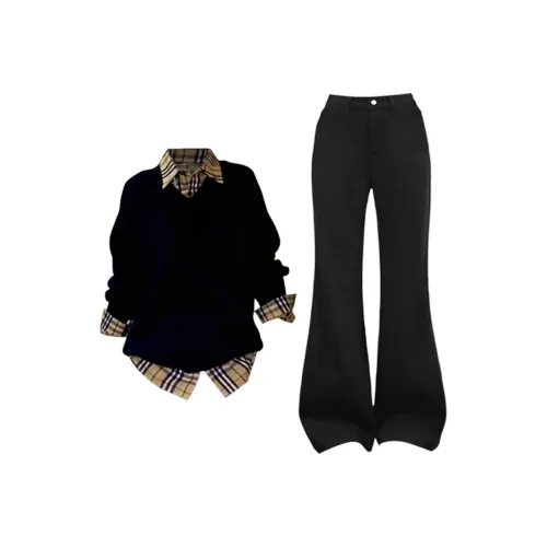 AINUOERMY Женские Повседневные Костюмы