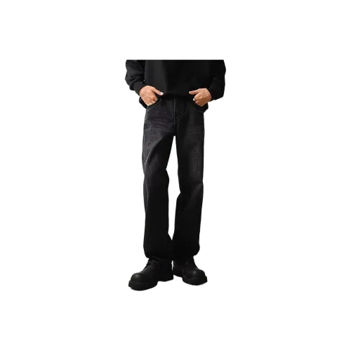 Clog Heel Черный Унисекс Джинсы