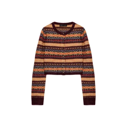 ZARA Многоцветный Женский Трикотаж