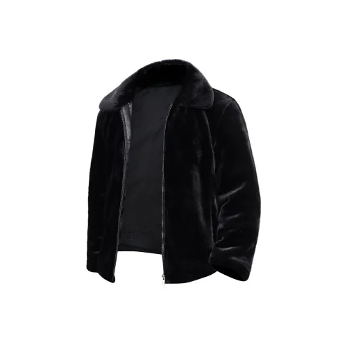 COMOWA Черный Унисекс Бархатные Куртки