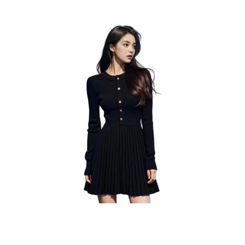 TENNE GIRL Длинное платье с длинными рукавами женское