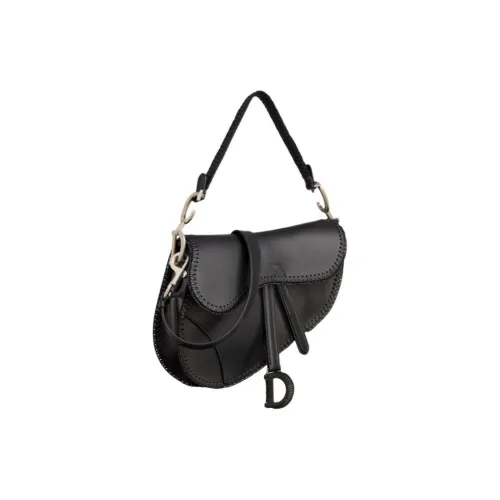 DIOR Saddle Телячья кожа Saddle Сумка Сумка Средний Женские Черный