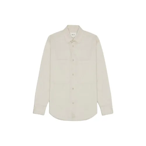 NN07 Сливочный Мужская Рубашка