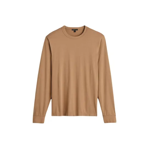 JAMES PERSE Тяжелый Luxe Джерси Длинный Рукав Рубашка Мужская