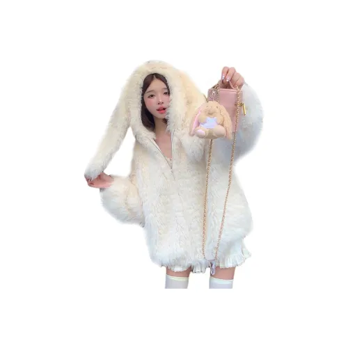 MDEHT Кремовый Абрикос Женские Вельветовые Куртки