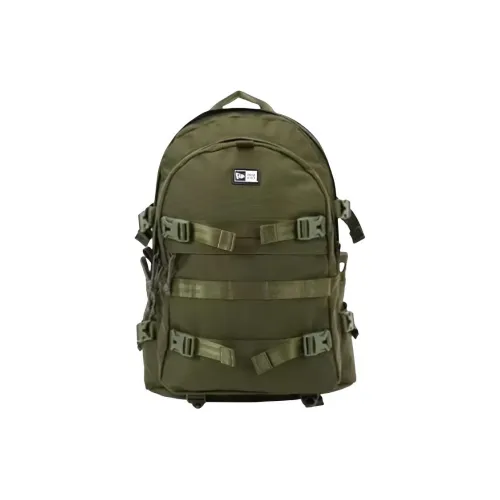 Рюкзак из ткани New Era Collaboration унисекс оливково-зеленый