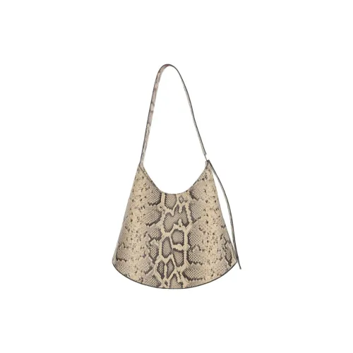 JIL SANDER Телячья кожа Сумка через плечо Средняя Женская Бежевая