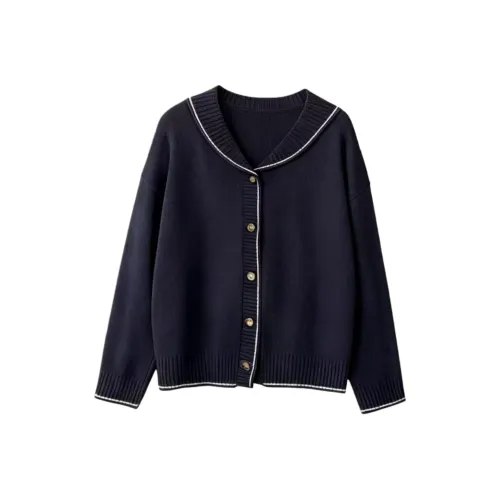 POPO.INFO Темно-синий женский трикотаж