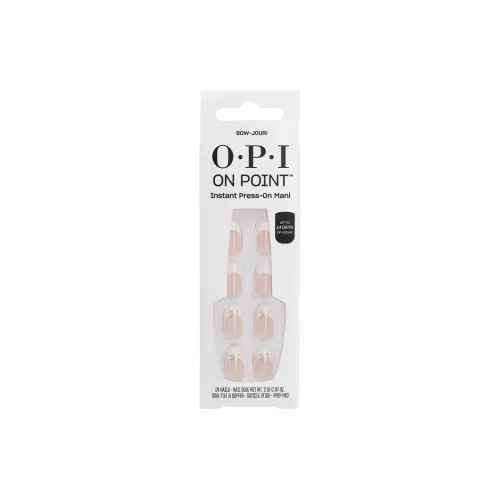 OPI Арочный Jour False Nail Овал Розовый Однотонный Французский