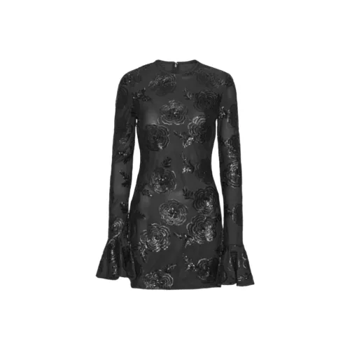 Rotate Длинное Платье с Длинными Рукавами Женское