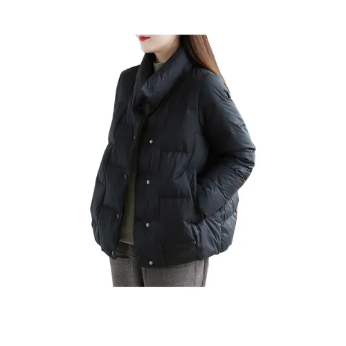 ZIMO Cotton Linen Blend Women's Down Jacket