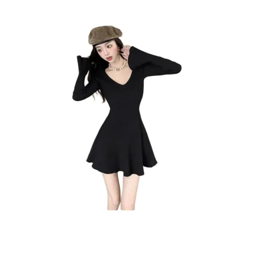 TENNE GIRL Длинное платье с длинными рукавами женское