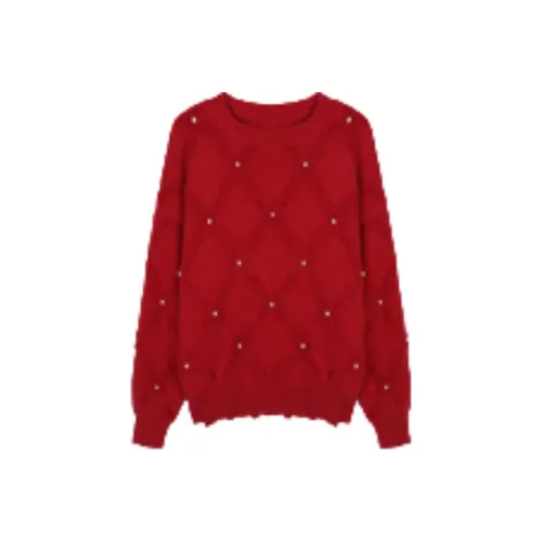 Still Quiet Бусина Дизайн Feel Повседневный Универсальный Трикотаж Женские