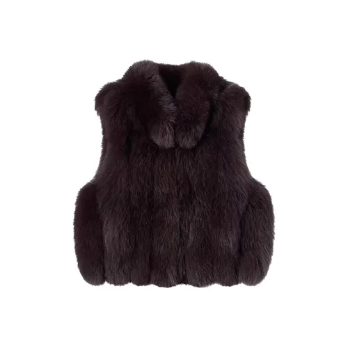 Frustration Garden Бархат Жилет Высокое качество Женские Меховые изделия