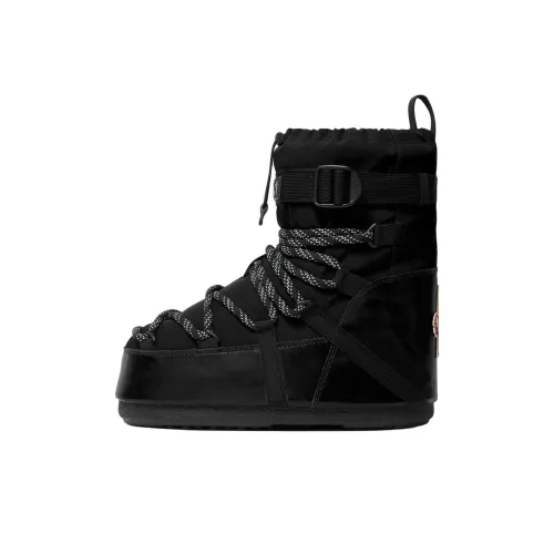 Moncler Grenoble MOON BOOT Коллаборация ICON SHORT Сноубутсы Женские Черный