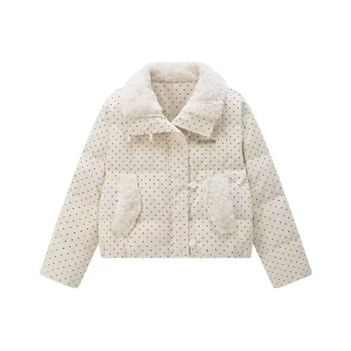 OZVO Белый Женские пуховики