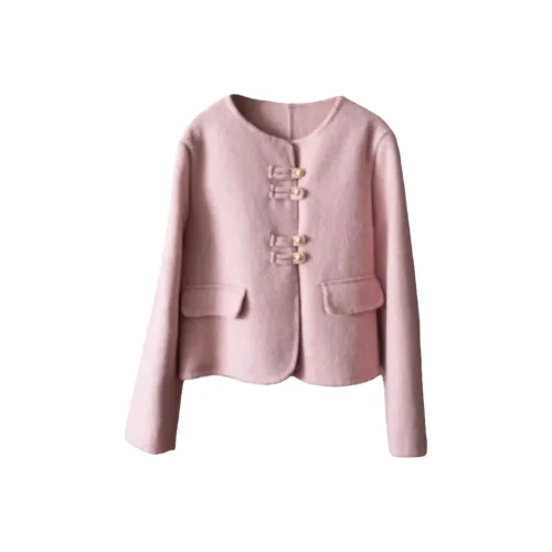ARIADNAW STUDIO Pink Coat Women's Coat