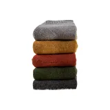 Средний серый - армейский зеленый - кирпично-красный - имбирно-желтый - светло-серый [10% утолщенная шерсть]