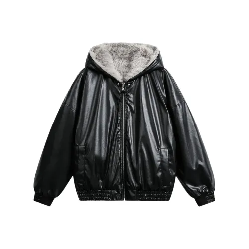 CUTKICK Черный Двусторонний Унисекс Пуховики