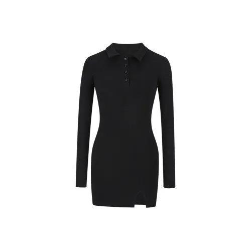 BVODE Длинное платье с длинными рукавами женское