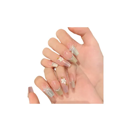 XIAMEIYU Фея Бабочка с механизмом Graceful False Nail средний лестница макарон Jump цвет Coquette 25 мм