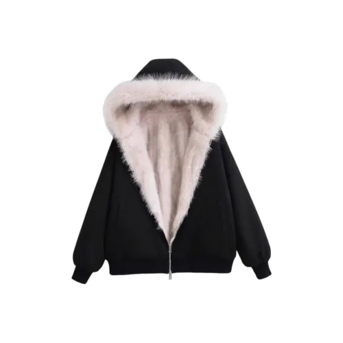 MITX Черный Женские пуховики