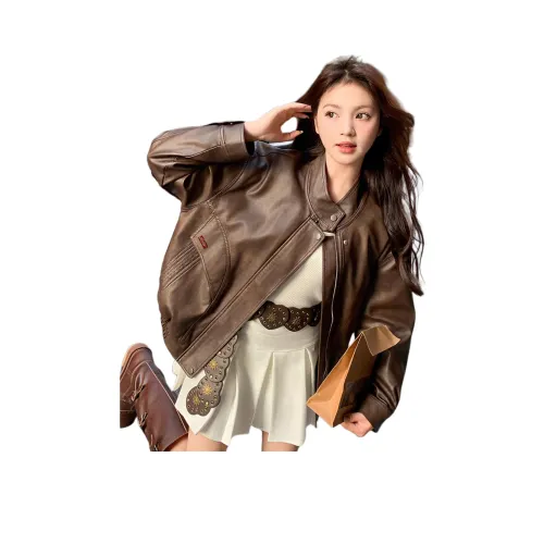 BEAR UNION Кожа Куртка Женская