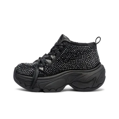 Coup de Foudre Покрытие Длина тела Увеличение MID Топ Толстая подошва Женские