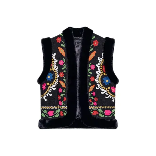 ZARA Collaboration Черные Женские Жилеты