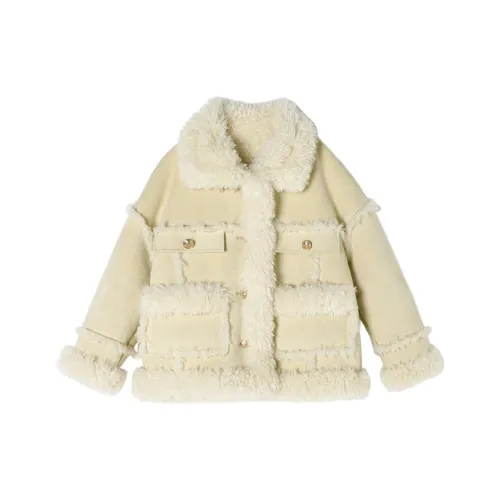 YUANYUAN GIRL Стандартное издание Нейлон Пальто Зимний Дети Возраст 3-7 лет