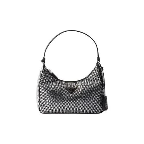 PRADA RE Edition Вискоза Сумка Мини Женская Черная