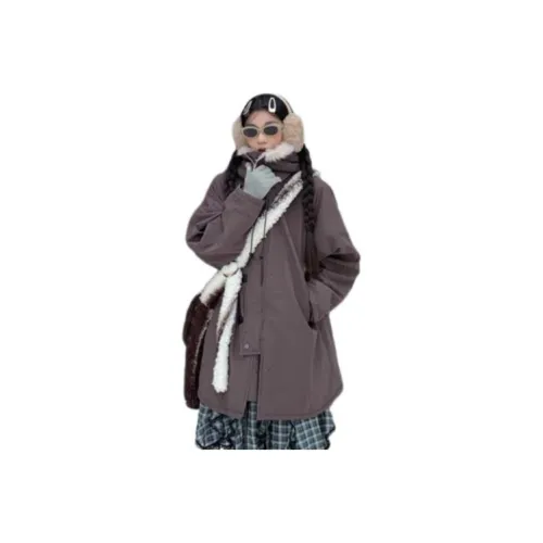 NICEAMOLA Хлопковый пуховик женский