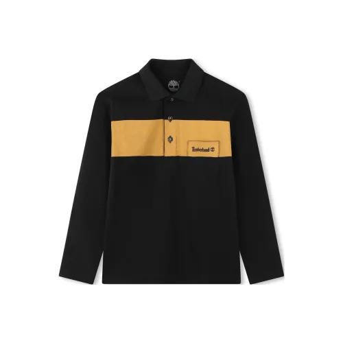 Timberland Буква Куртки Пальто Весна-Осень Детский Черный