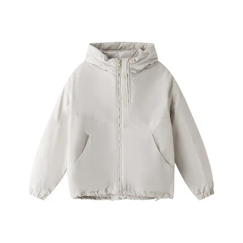 VKXOW Белый Женский пуховик