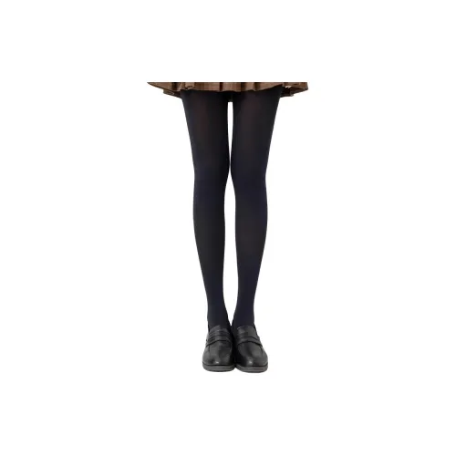 Lanza [1 Pack] Черные носки с рисунком ступней Женские термобрюки