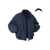 Темно-синий [Утолщенный хлопковый пуховик]