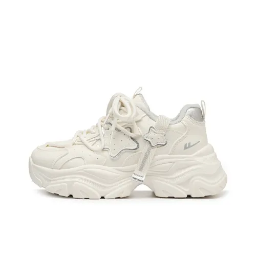 Warrior Термический Увеличивающий Высоту Устойчивый к Износу Легкий Низкий Топ Кроссовки с Толстой Подошвой Женские