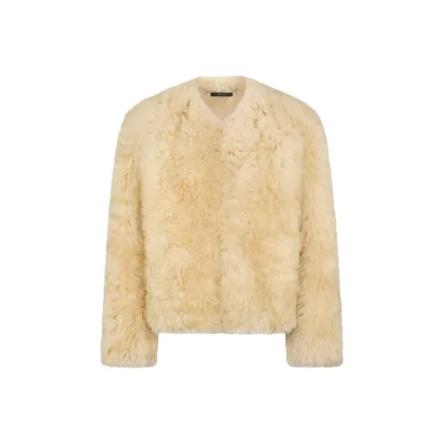 TOM FORD Серый Белый Женские Меховые изделия