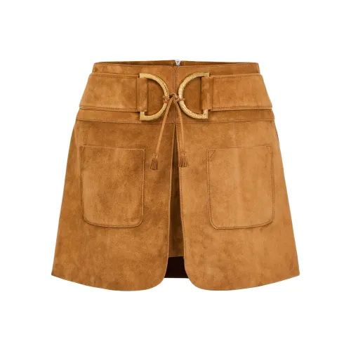 TF Кожаные короткие юбки Женские